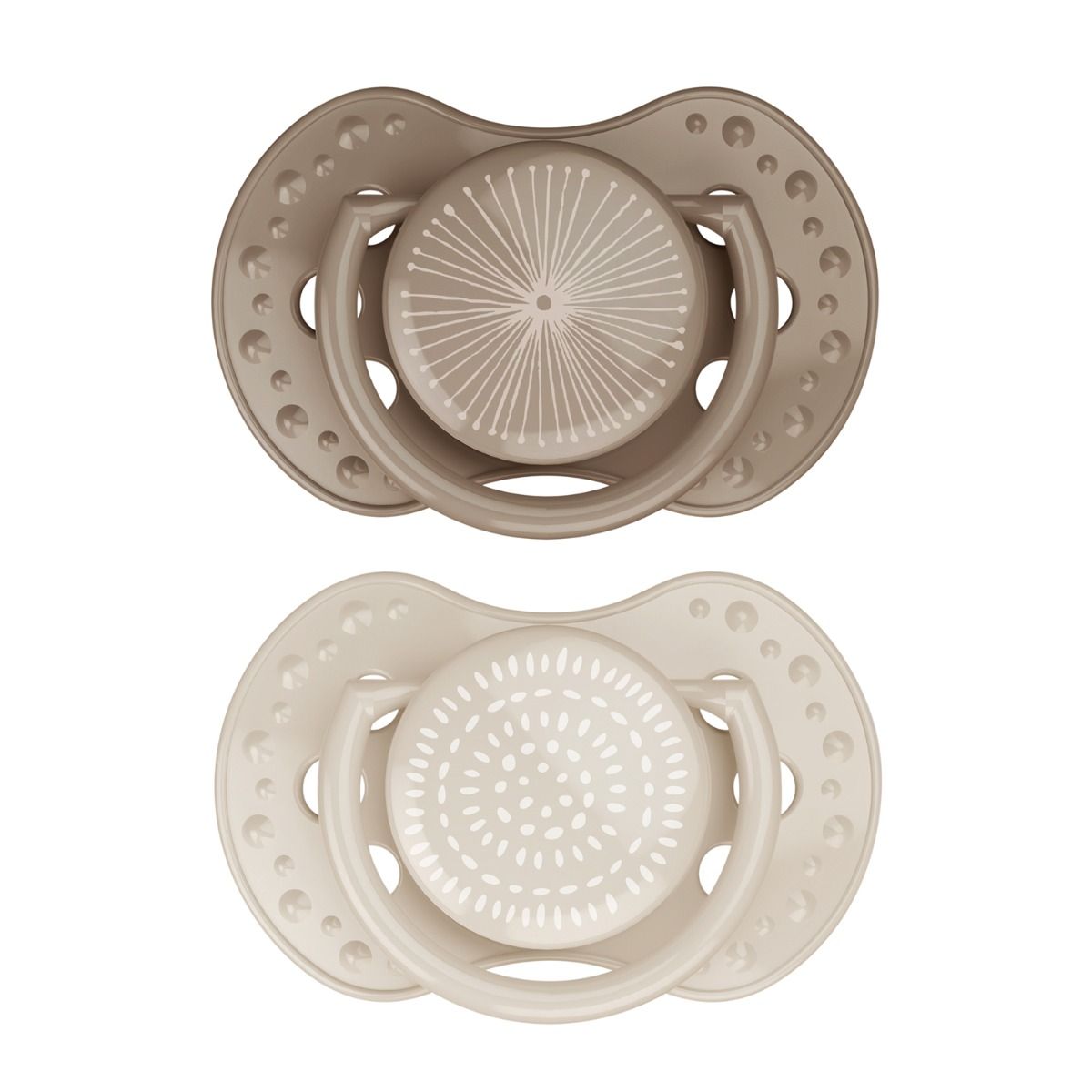 Fopspeen Difrax Dynamic 6-18 mnd Harmony Creme/Light Brown Fopspeen Difrax Dynamic 6-18 mnd Harmony Creme/Light Brown_1