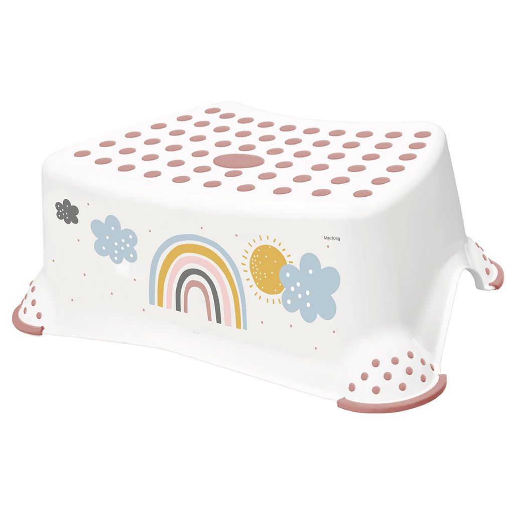 Toiletopstapje Keeeper Rainbow White Toiletopstapje Keeeper Rainbow White_1