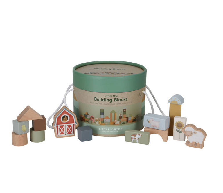 Bouwblokken Little Dutch Little Farm Hout Boerderij Bouwblokken Little Dutch Little Farm Hout Boerderij_1