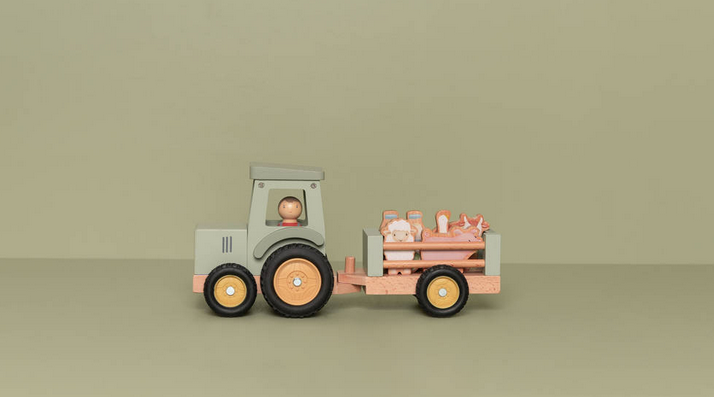 0592403930_5_tractor_met_trailer_little_dutch_little_farm_hout 0592403930_5_tractor_met_trailer_little_dutch_little_farm_hout_5