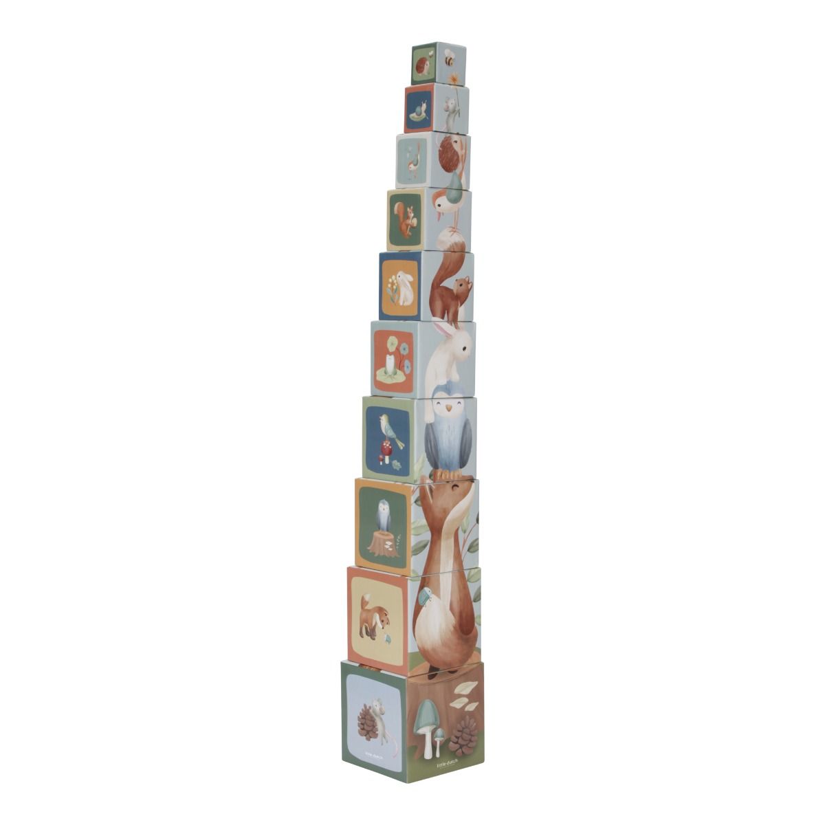 Stapeltoren Little Dutch Karton Forest Friends Stapeltoren Little Dutch Karton Forest Friends_1