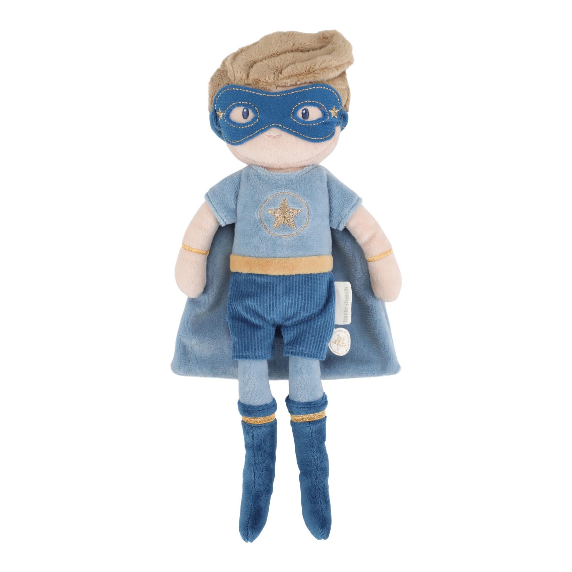 Knuffelpop Little Dutch Superhero Jim 35cm Knuffelpop Little Dutch Superhero Jim 35cm_1