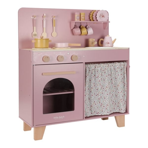 Houten Speelkeuken Little Dutch Roze Houten Speelkeuken Little Dutch Roze_1