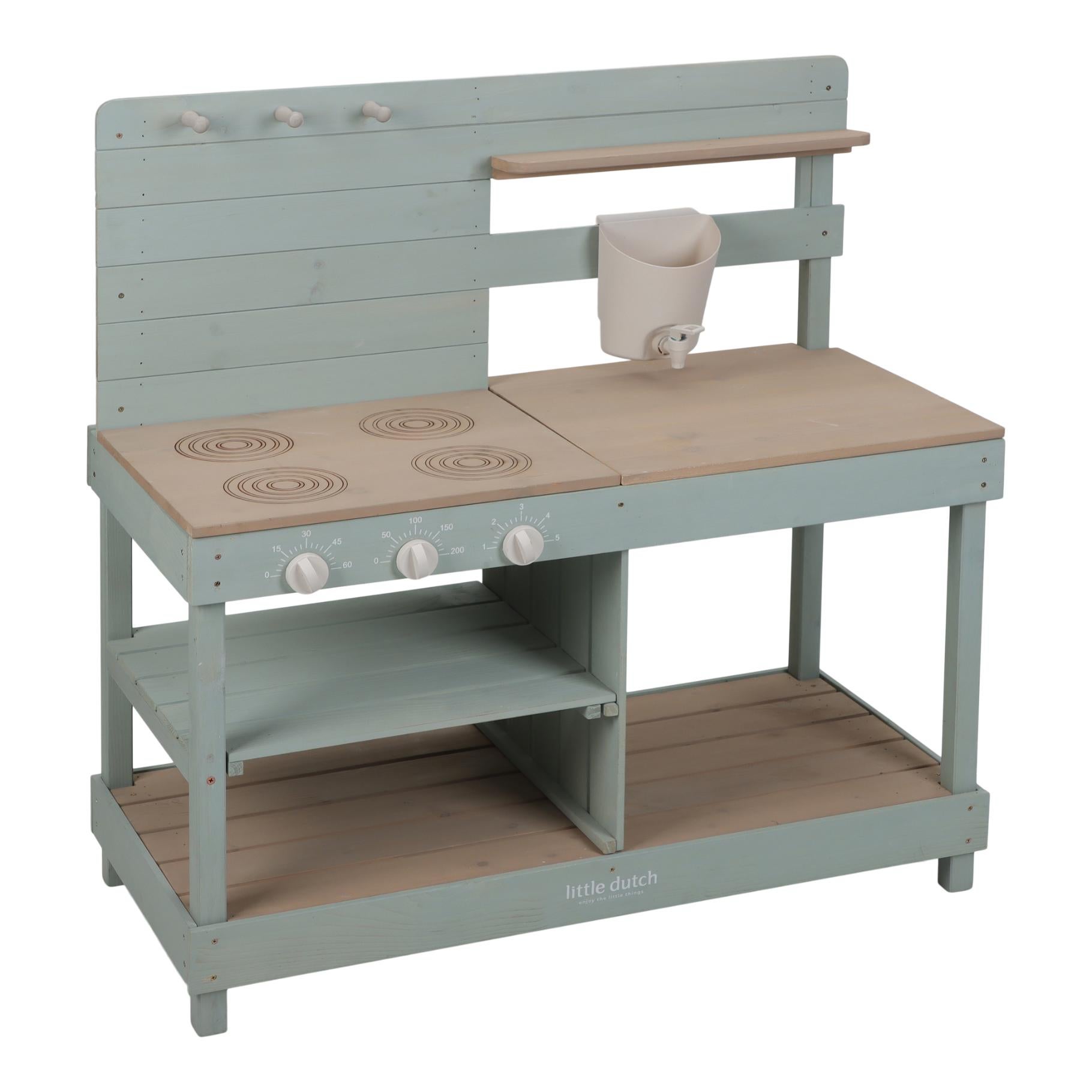 Houten Buitenkeuken Little Dutch FSC Groen Houten Buitenkeuken Little Dutch FSC Groen_1