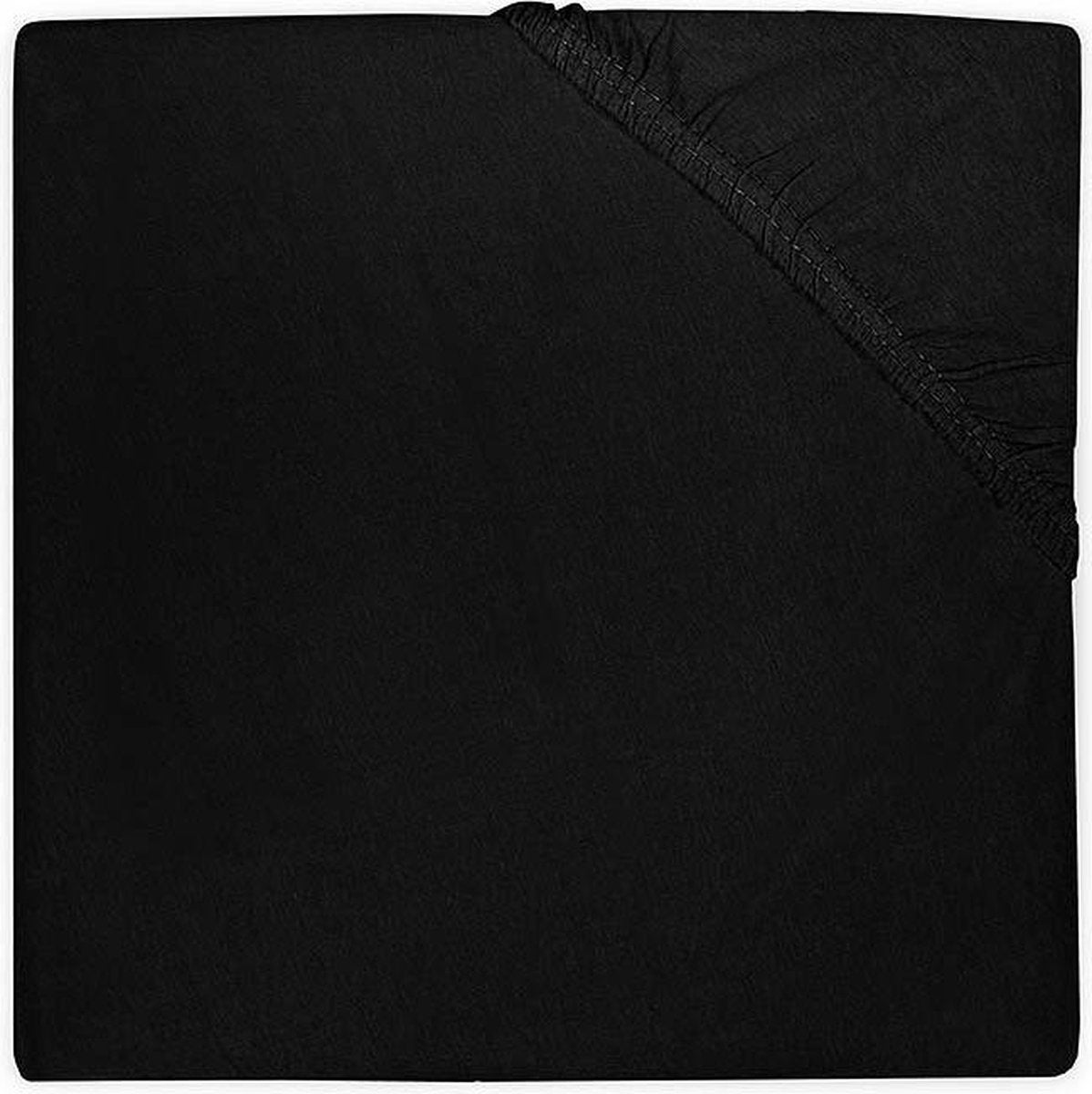 Hoeslaken Boxmatras Jollein 75x95 Jersey Black Hoeslaken Boxmatras Jollein 75x95 Jersey Black_1