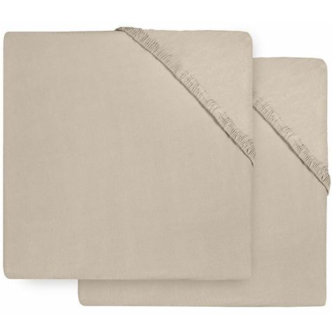 Hoeslaken Boxmatras Jollein 75x95 Jersey Nougat 2-pack Hoeslaken Boxmatras Jollein 75x95 Jersey Nougat 2-pack_1