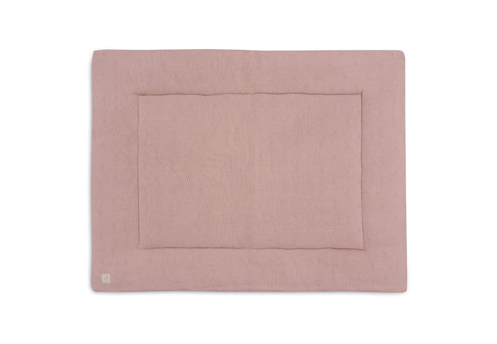 Boxkleed Jollein Cosy Knit 75x95 Wild Rose Boxkleed Jollein Cosy Knit 75x95 Wild Rose_1