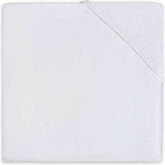 Hoeslaken Ledikant Jollein 60x120 Katoen Wit Hoeslaken Ledikant Jollein 60x120 Katoen Wit_1
