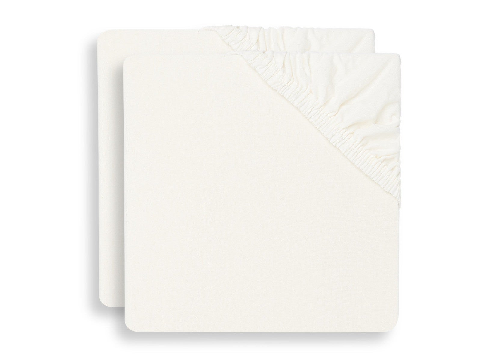 Hoeslaken Ledikant Jollein 60x120 Jersey Ivory 2-pack Hoeslaken Ledikant Jollein 60x120 Jersey Ivory 2-pack_1