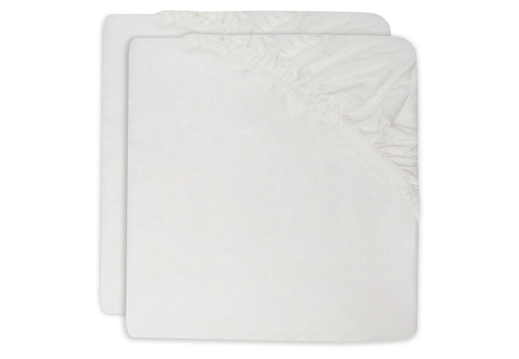 Hoeslaken Wieg Jollein 40/50x80/90 Ivory 2-pack Hoeslaken Wieg Jollein 40/50x80/90 Ivory 2-pack_1