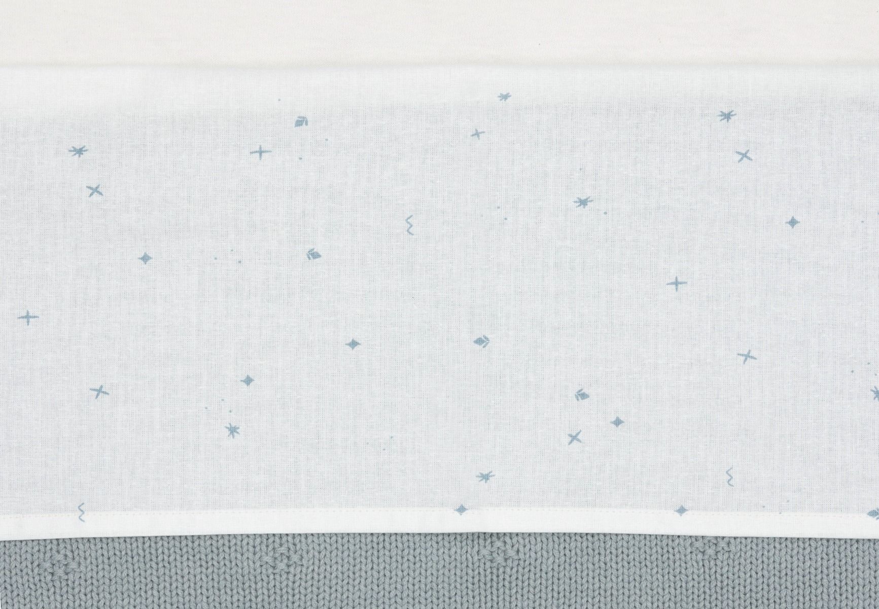 Laken Ledikant Jollein 120x150 Twinkling Sea Green Laken Ledikant Jollein 120x150 Twinkling Sea Green_1