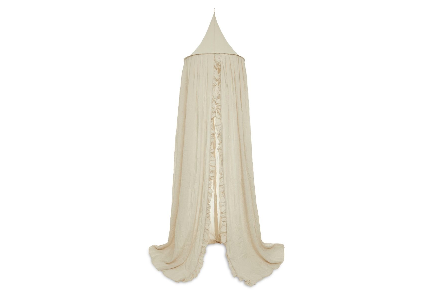 Klamboe Jollein Vintage Ruffle Nougat Klamboe Jollein Vintage Ruffle Nougat_1
