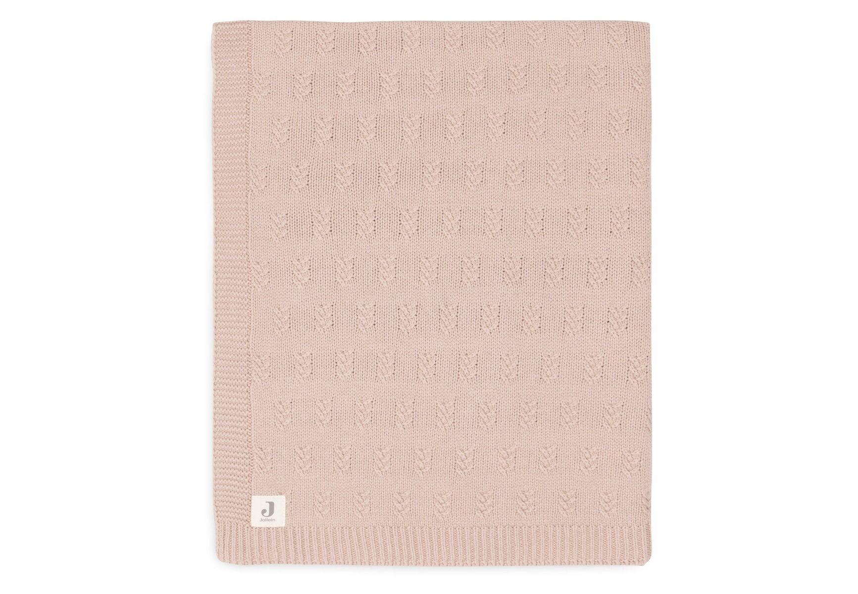 Deken Ledikant Jollein 100x150 Grain Knit Wild Rose Deken Ledikant Jollein 100x150 Grain Knit Wild Rose_1