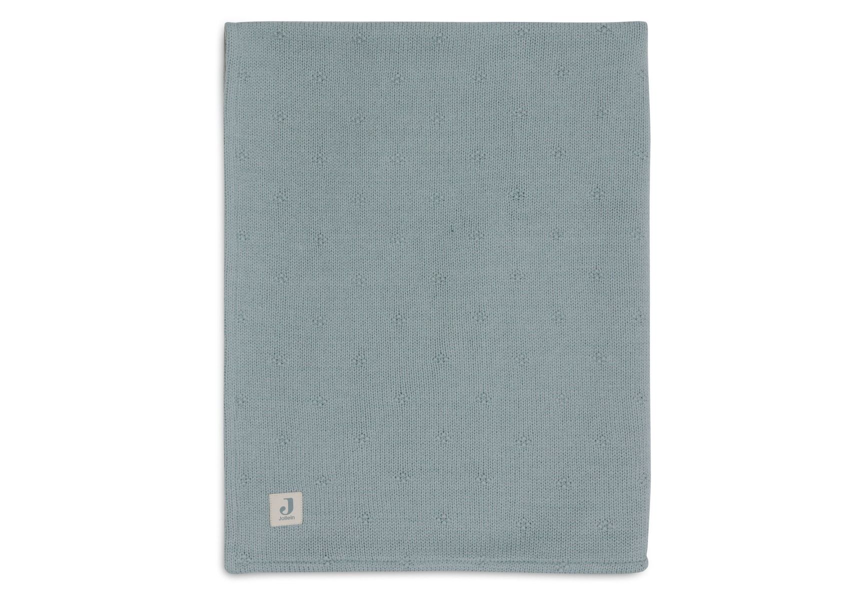 Deken Ledikant Jollein 100x150 Cosy Knit Velvet Sea Green Deken Ledikant Jollein 100x150 Cosy Knit Velvet Sea Green_1