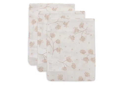 Washandjes Jollein Hydrofiel Leafy Dreams 3-pack Washandjes Jollein Hydrofiel Leafy Dreams 3-pack_1