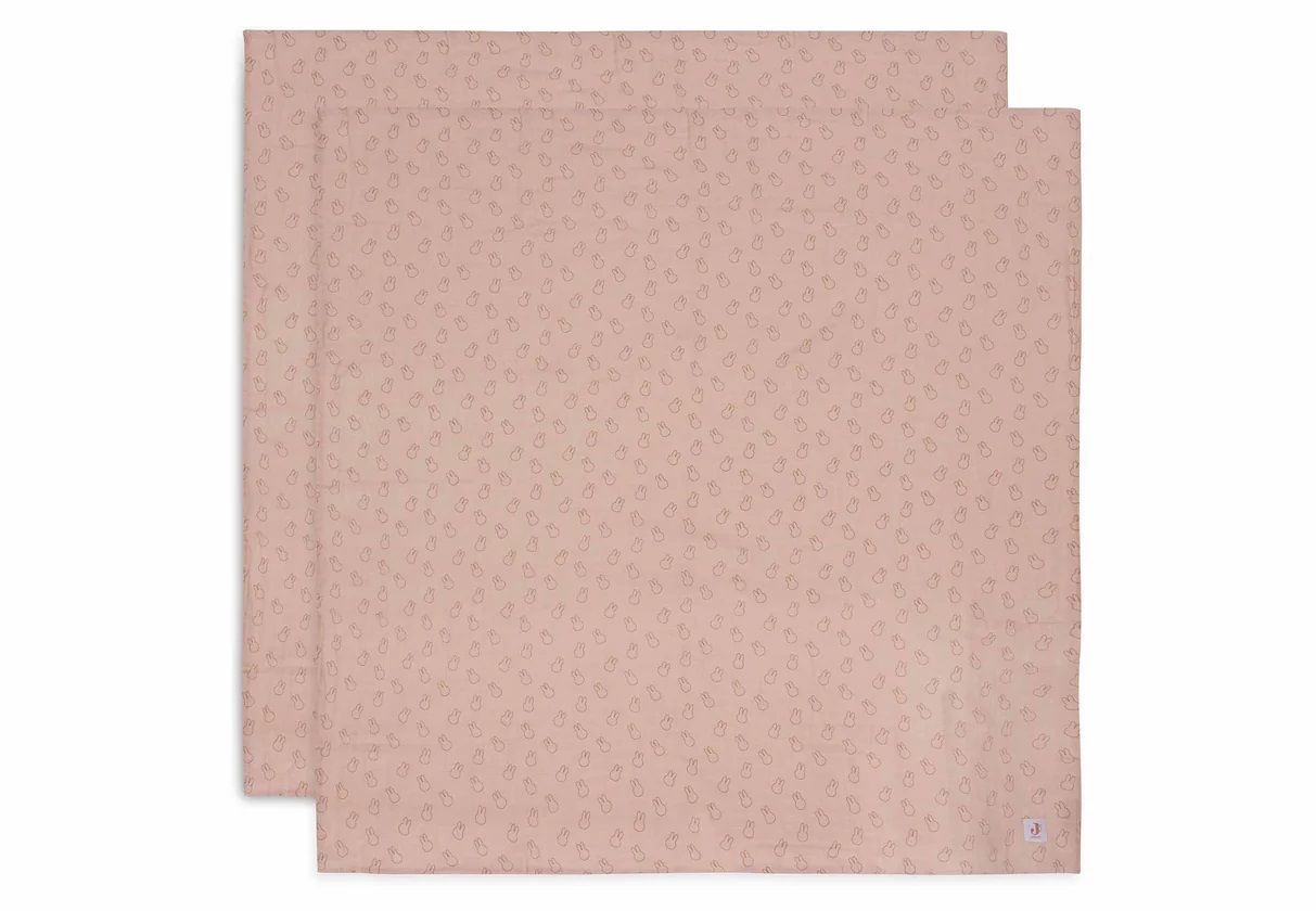 Multidoek Jollein Hydrofiel 115x115 Nijntje Silhouettes Wild Rose 2-pack Multidoek Jollein Hydrofiel 115x115 Nijntje Silhouettes Wild Rose 2-pack_1