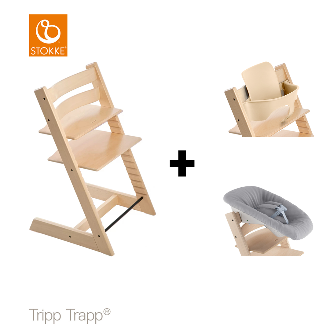Set | Kinderstoel Stokke® Tripp Trapp® Natural + Newbornset + Babyset Set | Kinderstoel Stokke® Tripp Trapp® Natural + Newbornset + Babyset_1