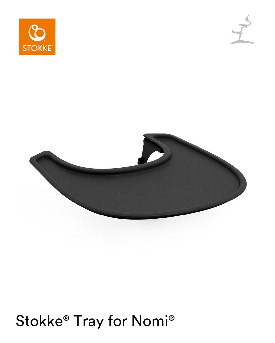 Eetblad Stokke® Nomi Tray Black Eetblad Stokke® Nomi Tray Black_1