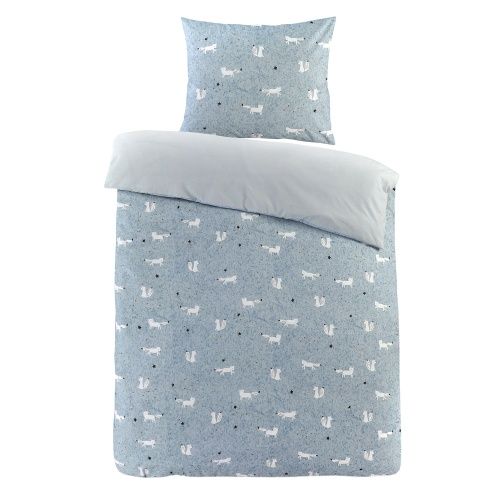 Dekbedovertrek 1-persoons Kidzroom 140x200 Victor Blue Dekbedovertrek 1-persoons Kidzroom 140x200 Victor Blue_1