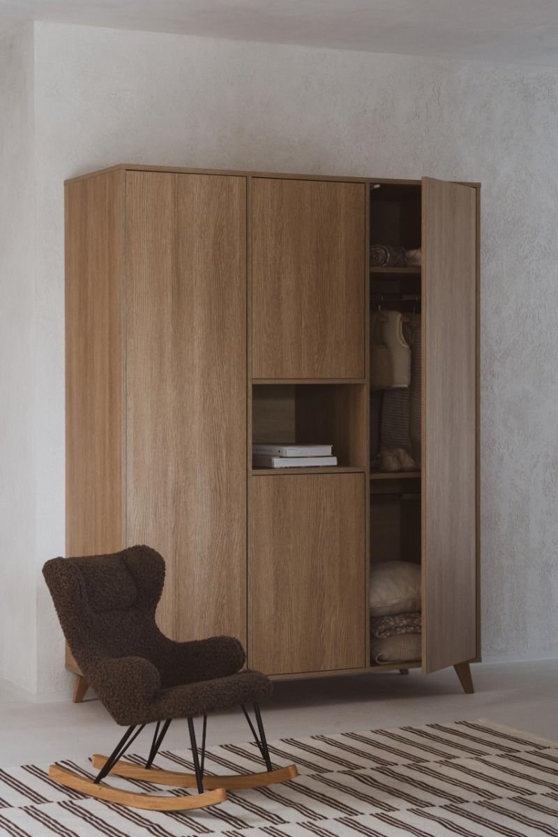 Kast Quax Loft XL Honey Ash 3-deurs Kast Quax Loft XL Honey Ash 3-deurs_1