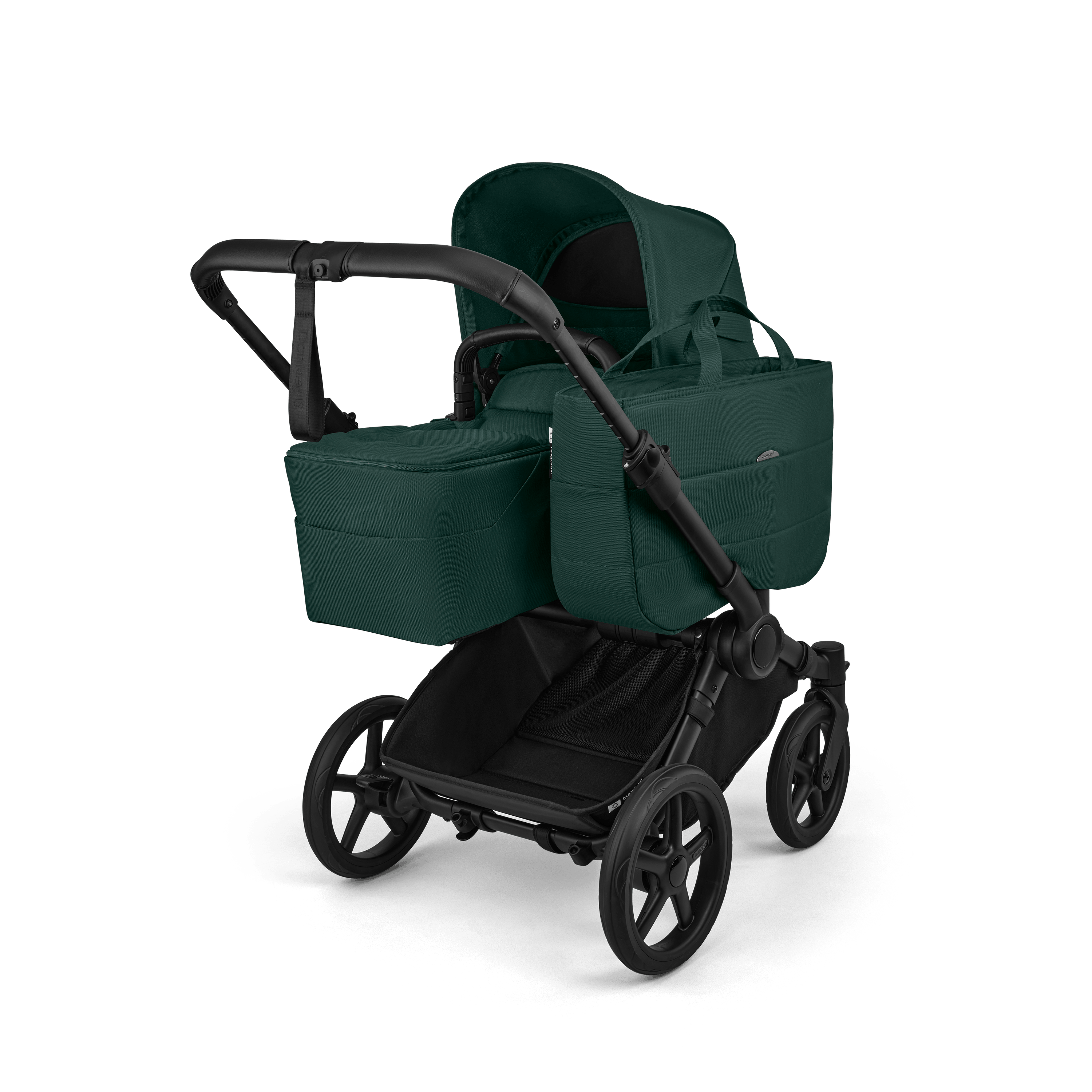 100370006_donkey_6_bassinet_black_fern_green_complete_sideshot 100370006_donkey_6_bassinet_black_fern_green_complete_sideshot_2