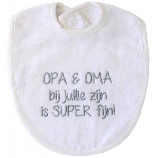 Slabber Petit Villian Superfijn Om Bij Opa/Oma Te Zijn Slabber Petit Villian Superfijn Om Bij Opa/Oma Te Zijn_1