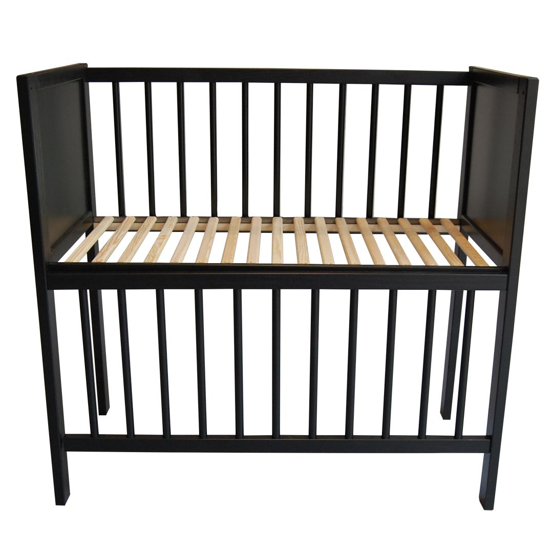 Wieg Co-sleeper Bedside 40 x 80 Black 666-CS Wieg Co-sleeper Bedside 40 x 80 Black 666-CS_1