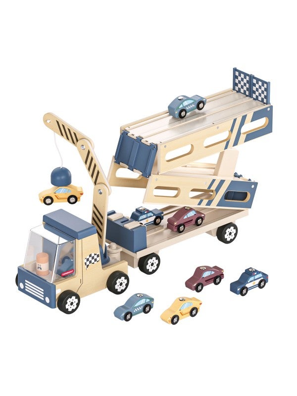 Houten Autotransporter Topbright Houten Autotransporter Topbright_1