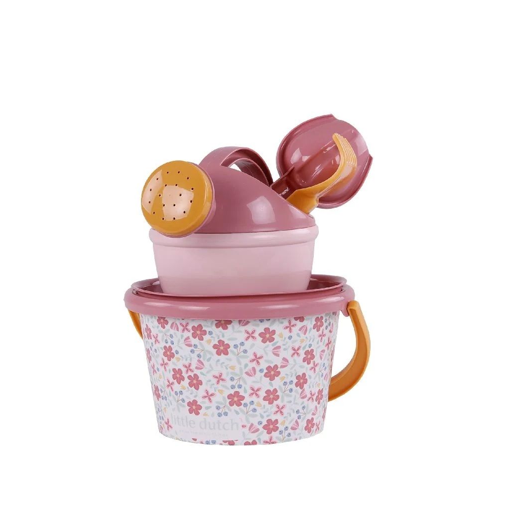 Strandset Little Dutch Pink Flower 5-delig Strandset Little Dutch Pink Flower 5-delig_1