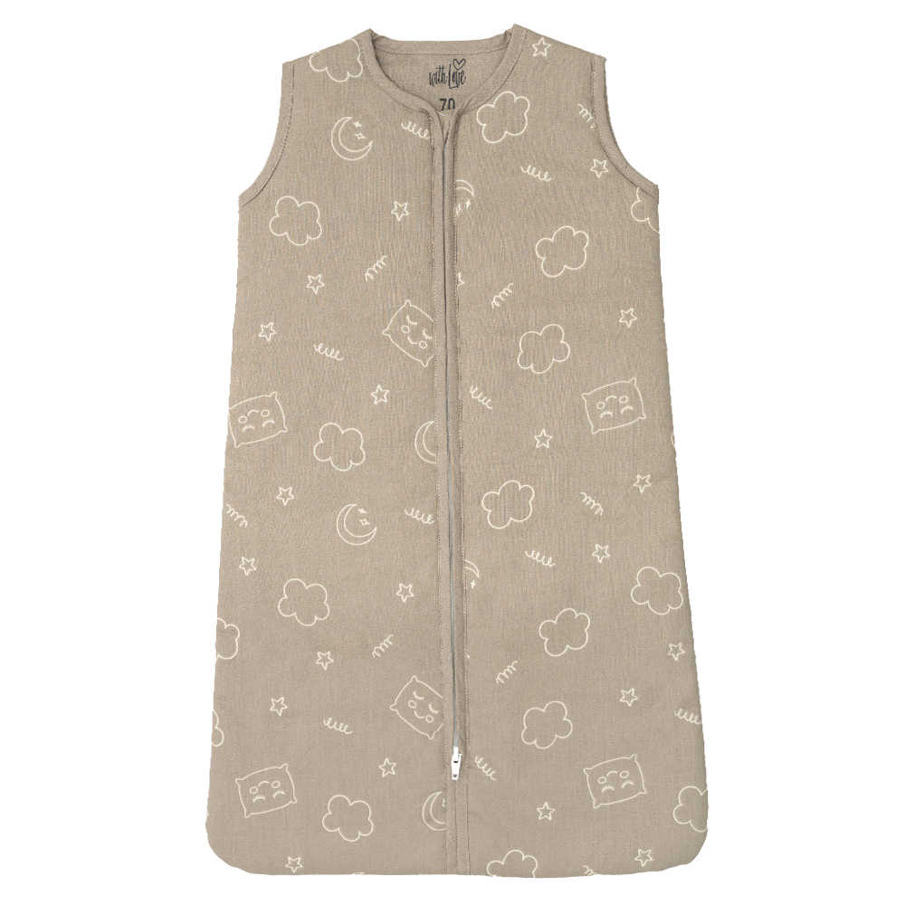 Slaapzak With Love Zonder Mouw Sleep Sand 110cm Slaapzak With Love Zonder Mouw Sleep Sand 110cm_1