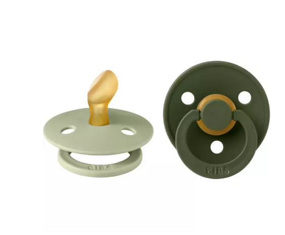 Fopspeen BIBS Anatomical Sage/Hunter Green 0-6mnd 2st Fopspeen BIBS Anatomical Sage/Hunter Green 0-6mnd 2st_1