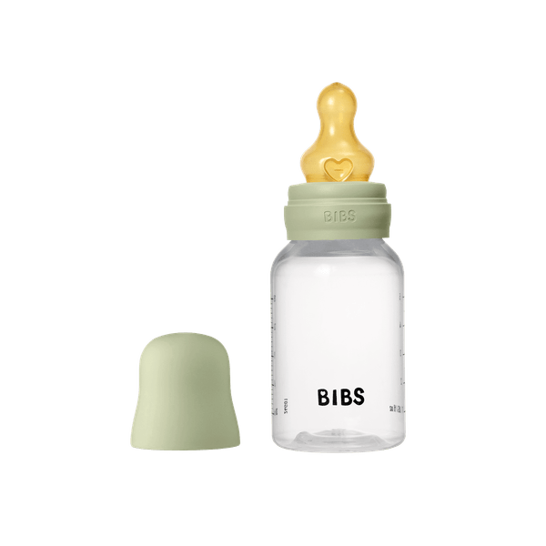 Fles BIBS Latex Round Slow Flow Sage 150ml Fles BIBS Latex Round Slow Flow Sage 150ml_1