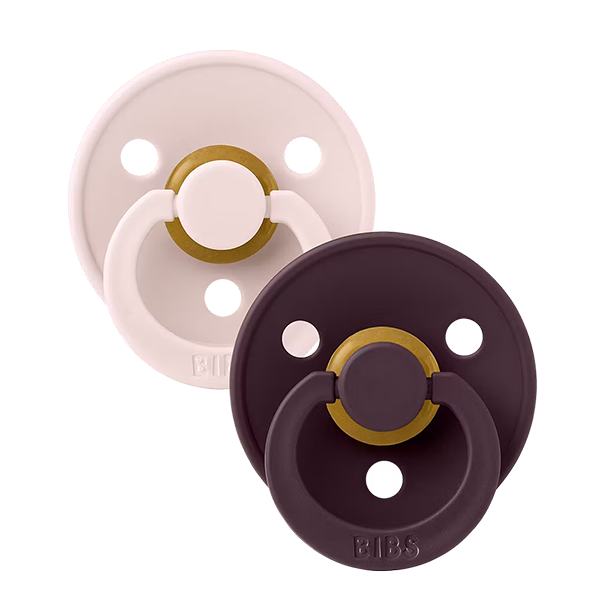 Fopspeen Bibs Colour Petal/Plum 0-6mnd 2st Fopspeen Bibs Colour Petal/Plum 0-6mnd 2st_1