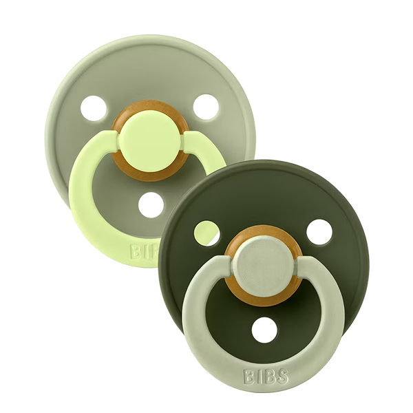 Fopspeen Bibs Studio Fusion Sage/Hunter Green 0-6mnd 2st Fopspeen Bibs Studio Fusion Sage/Hunter Green 0-6mnd 2st_1