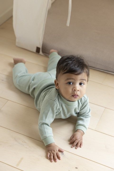 305613_5_pyjama_feetje_basics_wafel_groen_melange 305613_5_pyjama_feetje_basics_wafel_groen_melange_5