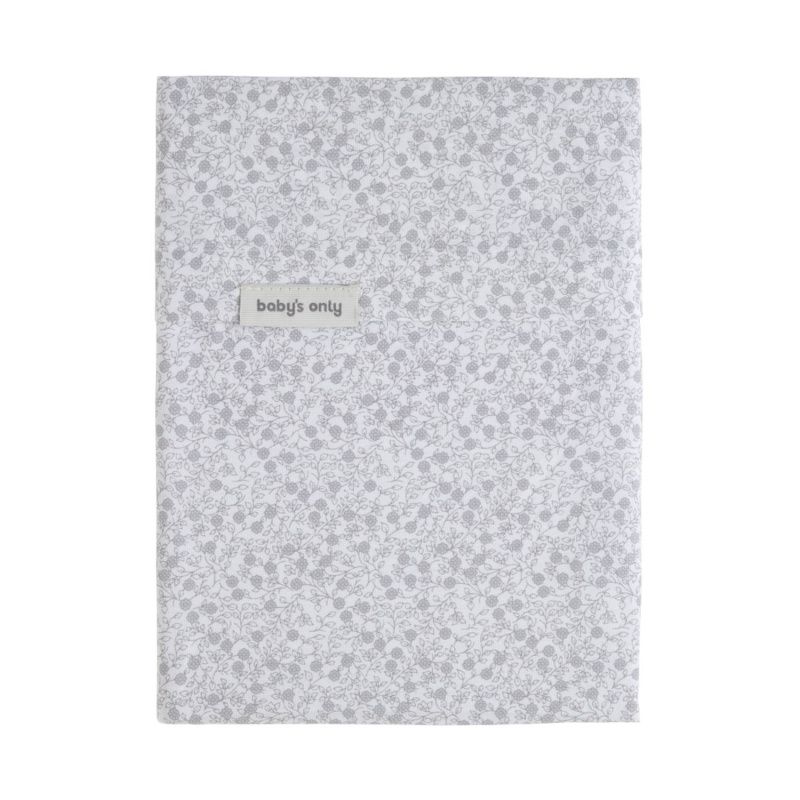 Laken Ledikant Baby's Only Flower Nordic Blue Laken Ledikant Baby's Only Flower Nordic Blue_1
