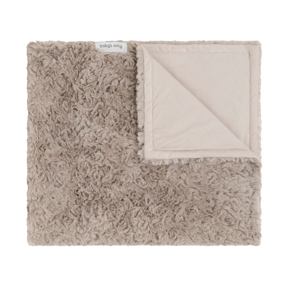 Deken Ledikant Baby's Only Snow Taupe Deken Ledikant Baby's Only Snow Taupe_1