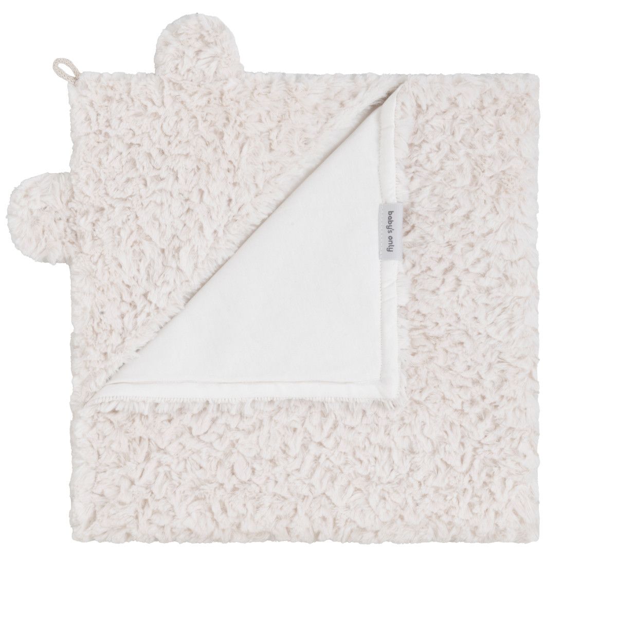 Omslagdoek Baby's Only Oortjes Snow Wolwit Omslagdoek Baby's Only Oortjes Snow Wolwit_1