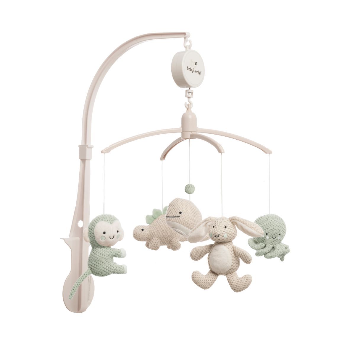 Muziekmobiel Baby's Only Animals Laurel Green/Warm Linen Muziekmobiel Baby's Only Animals Laurel Green/Warm Linen_1