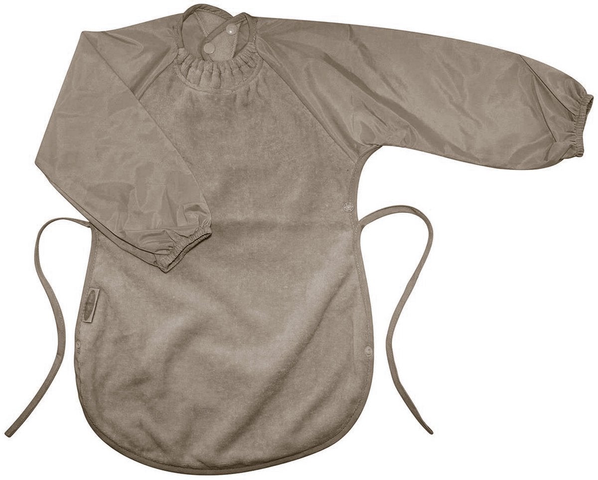 Slabber/Schort Silly Billyz Katoen Lange Mouw Taupe Slabber/Schort Silly Billyz Katoen Lange Mouw Taupe_1