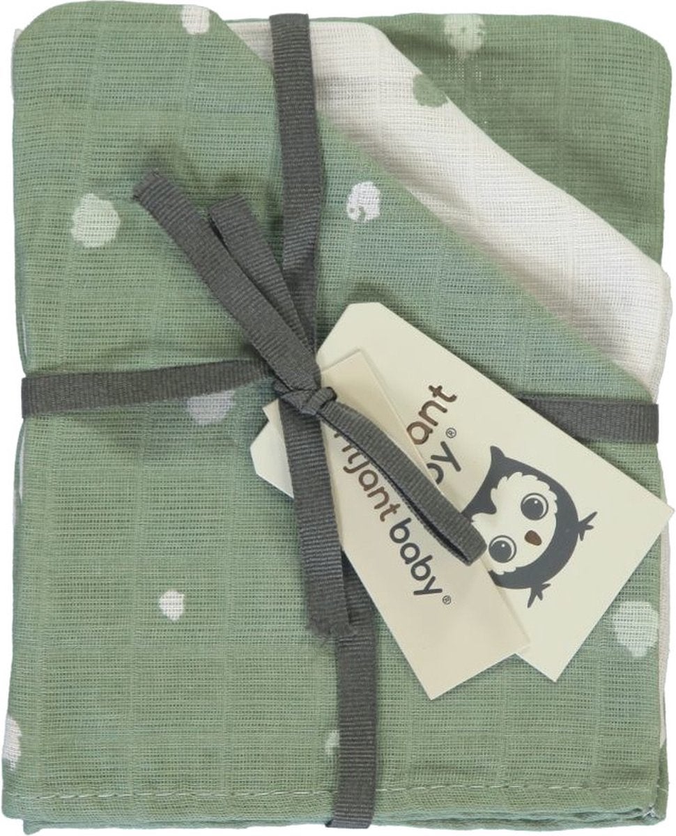Washandjes Briljant Baby Hydrofiel Sunny Groen 3st Washandjes Briljant Baby Hydrofiel Sunny Groen 3st_1