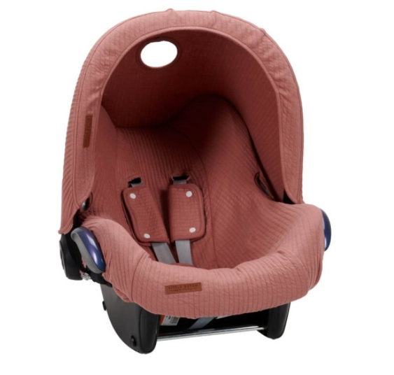Zonnekap Autostoel Little Dutch Pure Pink Blush Zonnekap Autostoel Little Dutch Pure Pink Blush_1