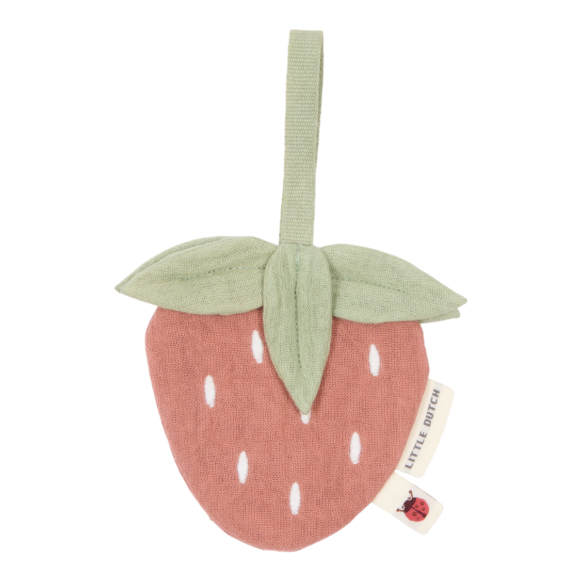 Speendoekje Little Dutch Hydrofiel Aardbei Speendoekje Little Dutch Hydrofiel Aardbei_1