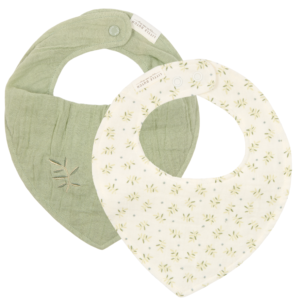 Slabber Bandana Little Dutch Blueberry Leaves & Sage 2St Slabber Bandana Little Dutch Blueberry Leaves & Sage 2St_1