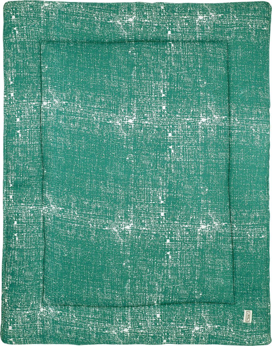 Boxkleed Meyco FIne Lines Emerald Green Boxkleed Meyco FIne Lines Emerald Green_1