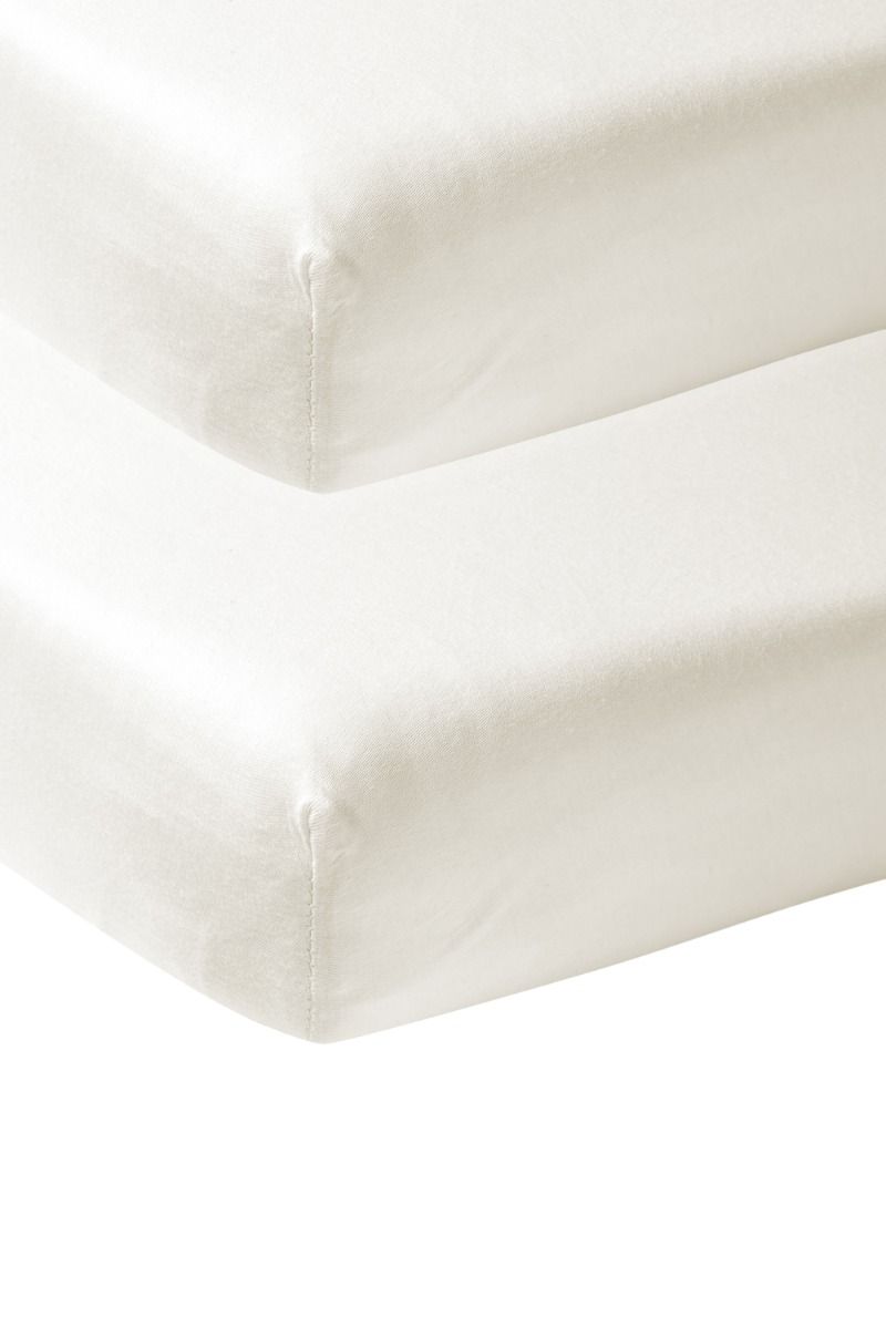 Hoeslaken Co-sleeper Meyco Jersey Off White 2st 50x90 Hoeslaken Co-sleeper Meyco Jersey Off White 2st 50x90_1