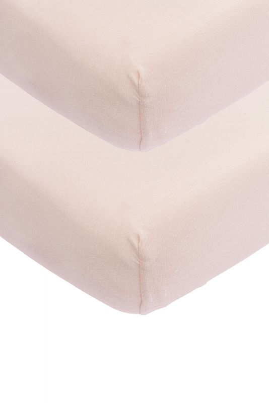 Hoeslaken Ledikant Meyco Soft Pink 2-pack 60x120 Hoeslaken Ledikant Meyco Soft Pink 2-pack 60x120_1