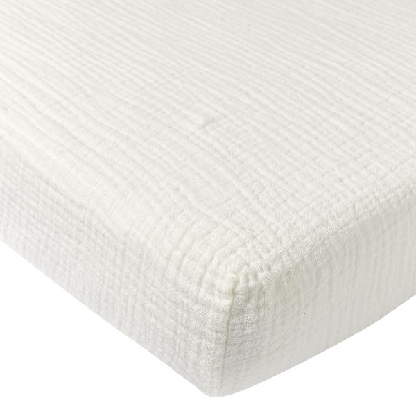 Hoeslaken Ledikant Meyco Pre-Washed 60x120 Offwhite Hoeslaken Ledikant Meyco Pre-Washed 60x120 Offwhite _1
