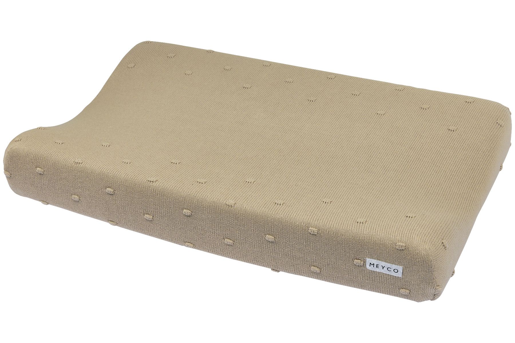Aankleedkussenhoes Meyco Mini Knots Sand Aankleedkussenhoes Meyco Mini Knots Sand_1