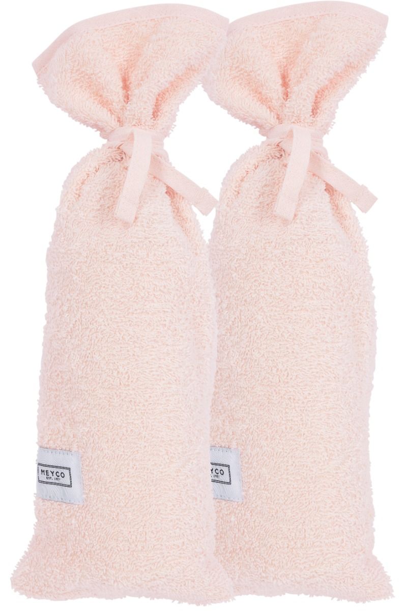 Kruikenzak Meyco Basic Badstof Soft Pink 2-pack Kruikenzak Meyco Basic Badstof Soft Pink 2-pack_1